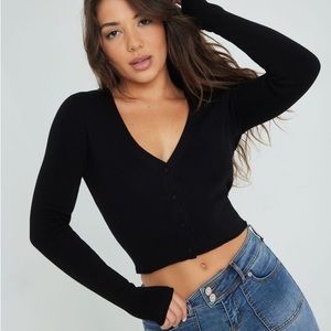 Garage Cardigan Kendra Rolled Hem - Small